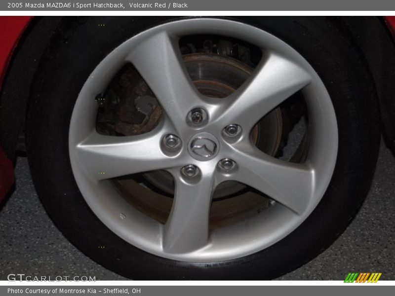 Volcanic Red / Black 2005 Mazda MAZDA6 i Sport Hatchback