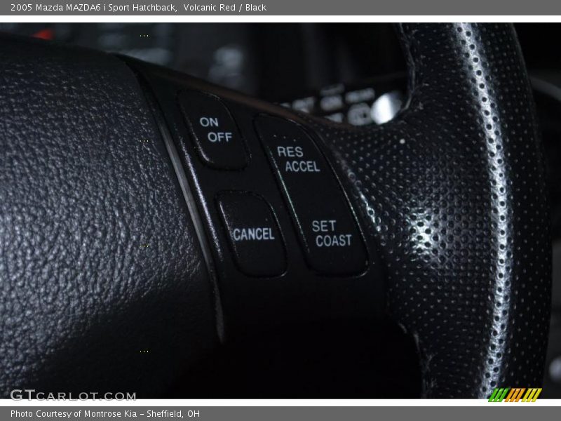 Volcanic Red / Black 2005 Mazda MAZDA6 i Sport Hatchback