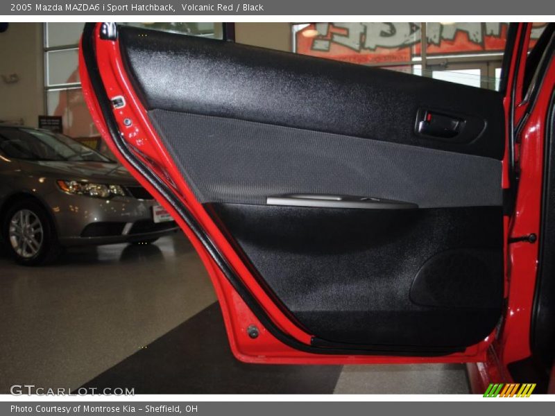 Volcanic Red / Black 2005 Mazda MAZDA6 i Sport Hatchback