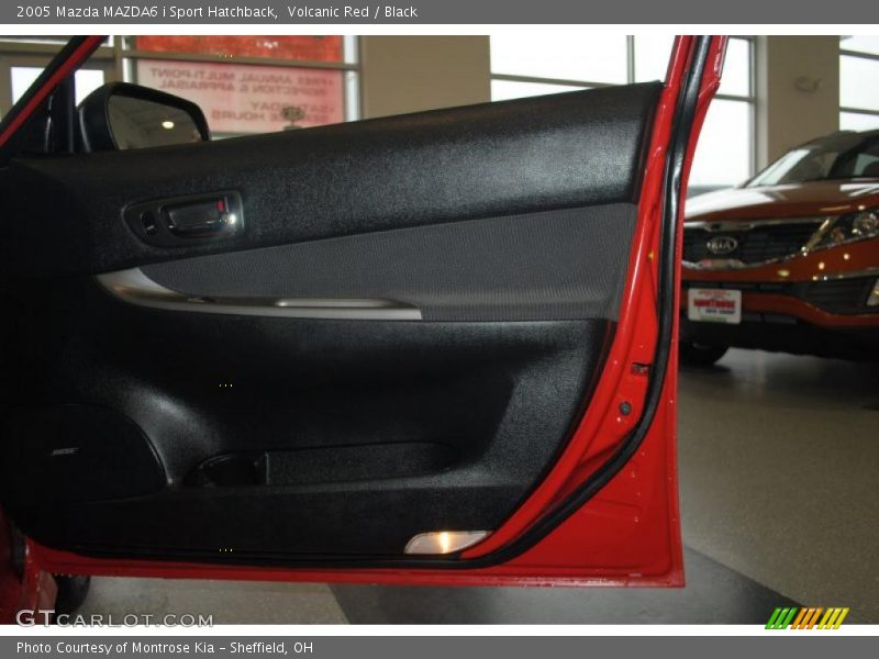 Volcanic Red / Black 2005 Mazda MAZDA6 i Sport Hatchback