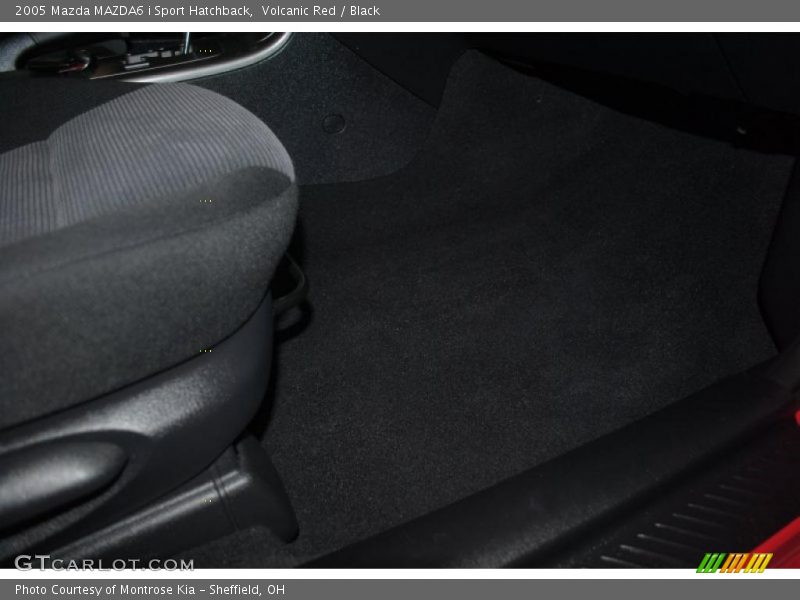 Volcanic Red / Black 2005 Mazda MAZDA6 i Sport Hatchback