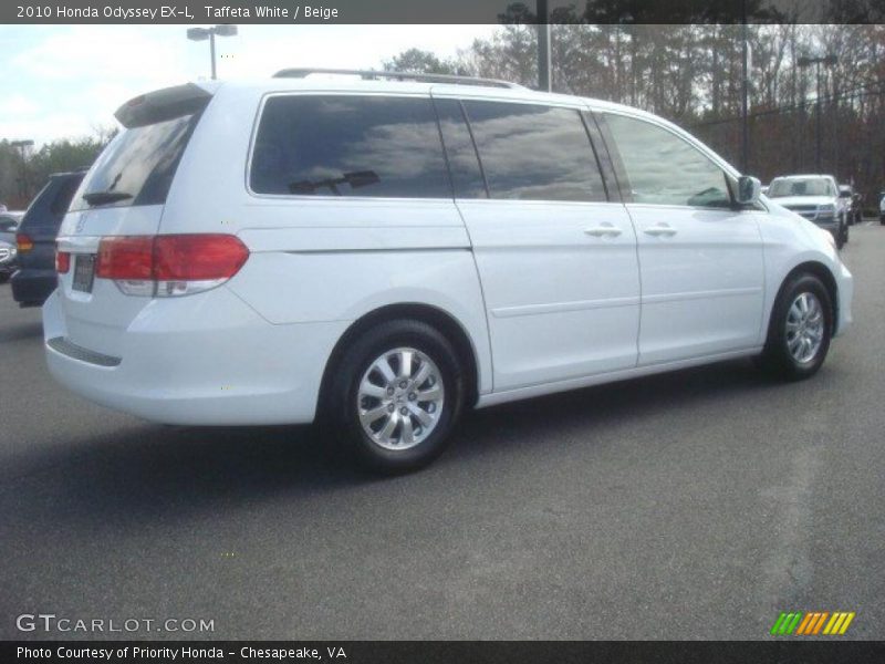 Taffeta White / Beige 2010 Honda Odyssey EX-L
