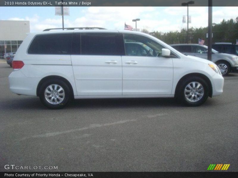 Taffeta White / Beige 2010 Honda Odyssey EX-L