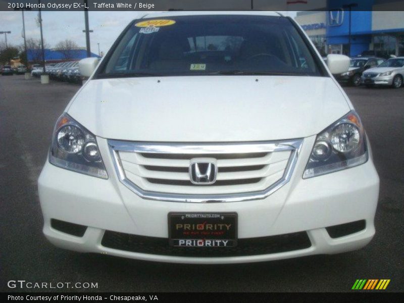 Taffeta White / Beige 2010 Honda Odyssey EX-L