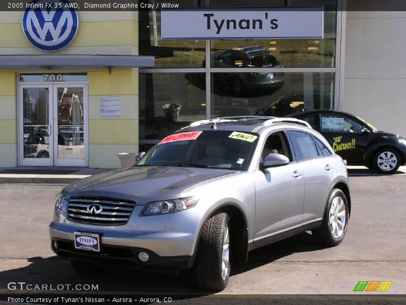 Diamond Graphite Gray / Willow 2005 Infiniti FX 35 AWD