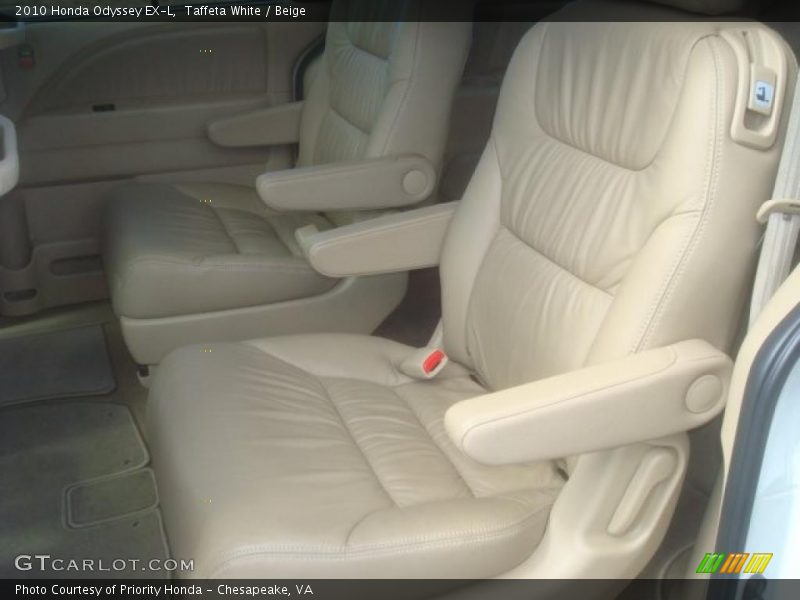 Taffeta White / Beige 2010 Honda Odyssey EX-L