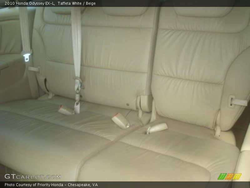 Taffeta White / Beige 2010 Honda Odyssey EX-L