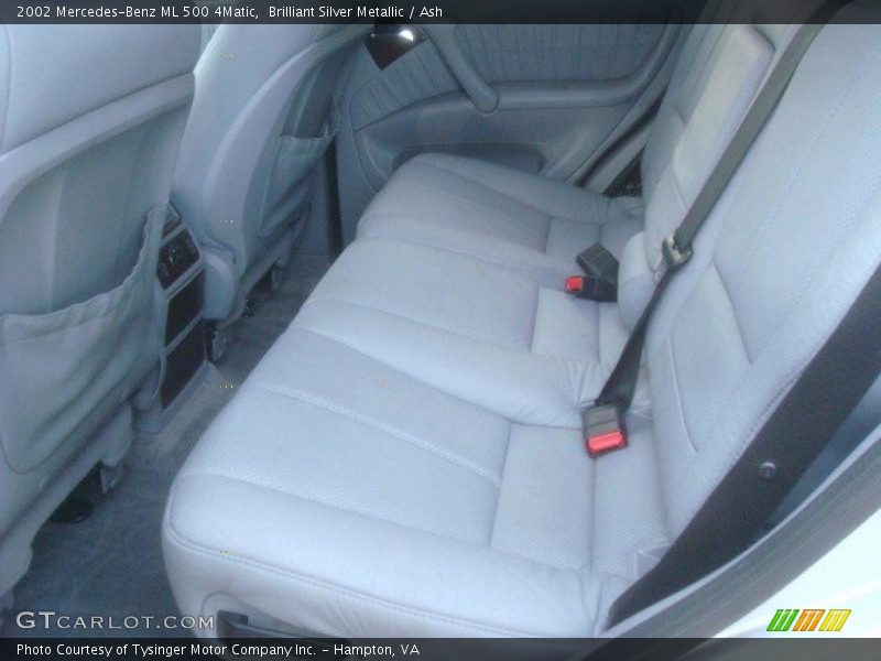 Brilliant Silver Metallic / Ash 2002 Mercedes-Benz ML 500 4Matic