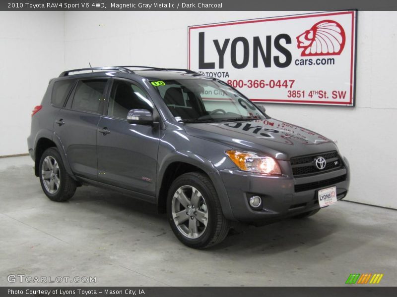 Magnetic Gray Metallic / Dark Charcoal 2010 Toyota RAV4 Sport V6 4WD