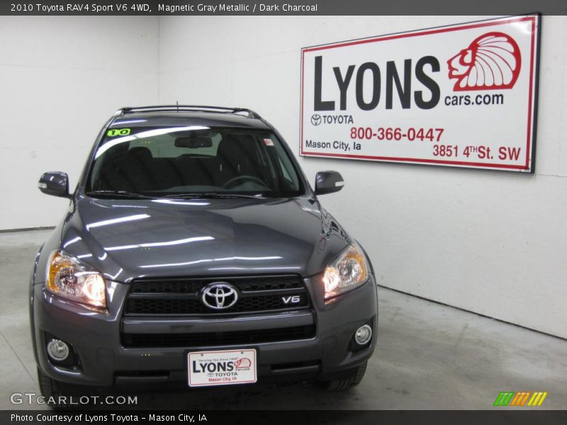 Magnetic Gray Metallic / Dark Charcoal 2010 Toyota RAV4 Sport V6 4WD