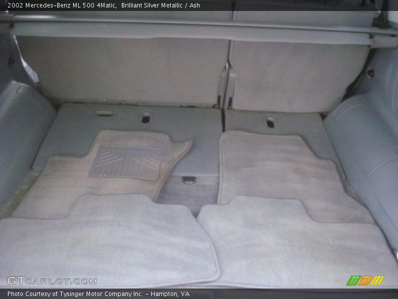 Brilliant Silver Metallic / Ash 2002 Mercedes-Benz ML 500 4Matic