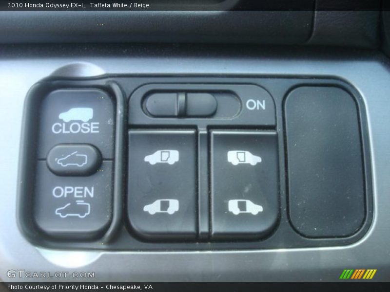 Taffeta White / Beige 2010 Honda Odyssey EX-L