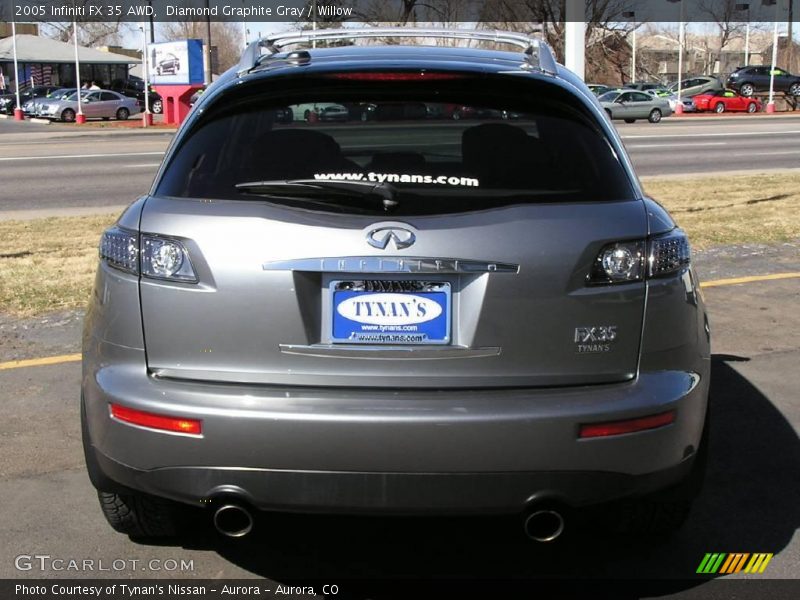 Diamond Graphite Gray / Willow 2005 Infiniti FX 35 AWD