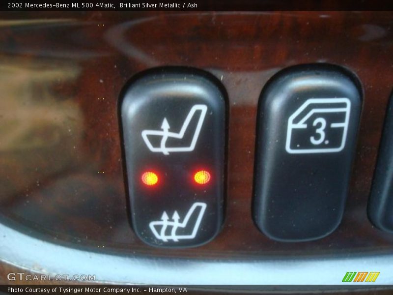 Brilliant Silver Metallic / Ash 2002 Mercedes-Benz ML 500 4Matic