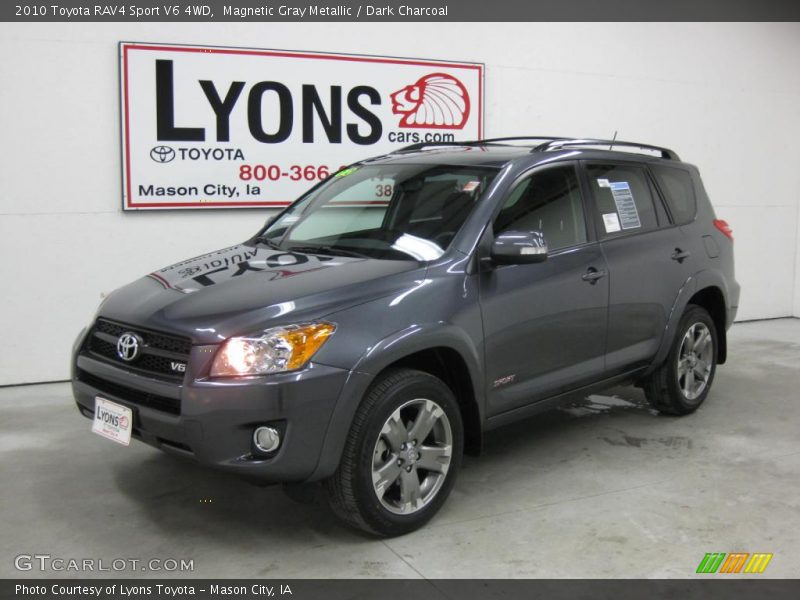 Magnetic Gray Metallic / Dark Charcoal 2010 Toyota RAV4 Sport V6 4WD