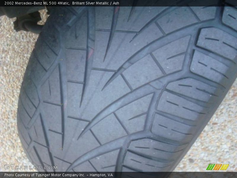 Brilliant Silver Metallic / Ash 2002 Mercedes-Benz ML 500 4Matic