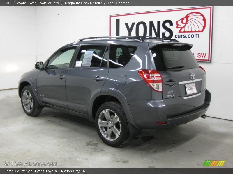 Magnetic Gray Metallic / Dark Charcoal 2010 Toyota RAV4 Sport V6 4WD