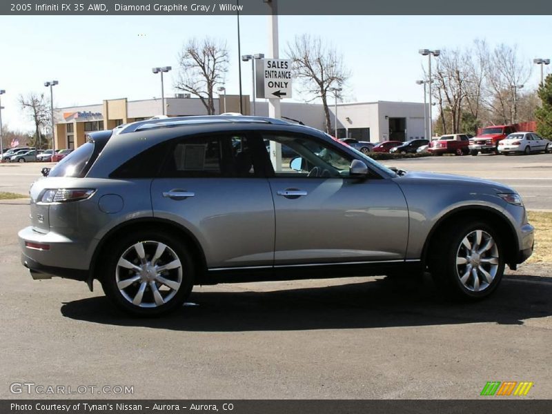 Diamond Graphite Gray / Willow 2005 Infiniti FX 35 AWD