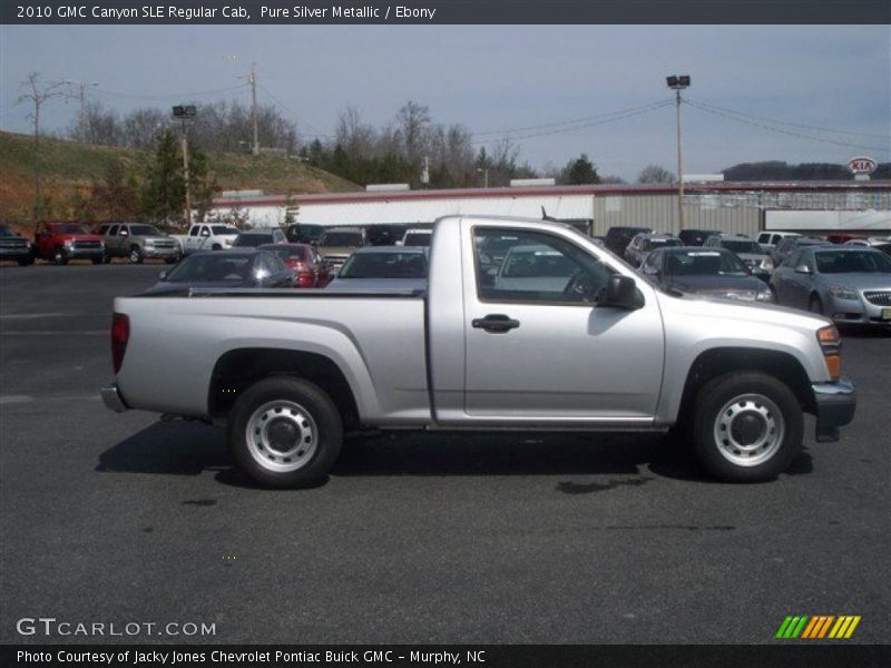  2010 Canyon SLE Regular Cab Pure Silver Metallic