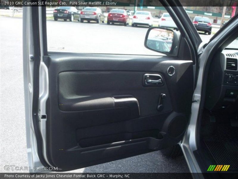Pure Silver Metallic / Ebony 2010 GMC Canyon SLE Regular Cab