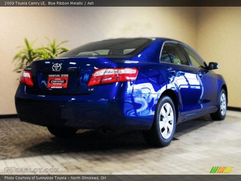 Blue Ribbon Metallic / Ash 2009 Toyota Camry LE