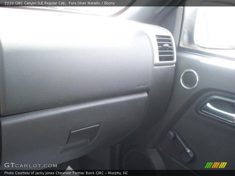 Pure Silver Metallic / Ebony 2010 GMC Canyon SLE Regular Cab