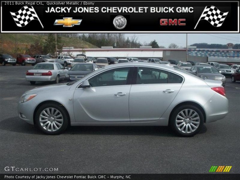 Quicksilver Metallic / Ebony 2011 Buick Regal CXL