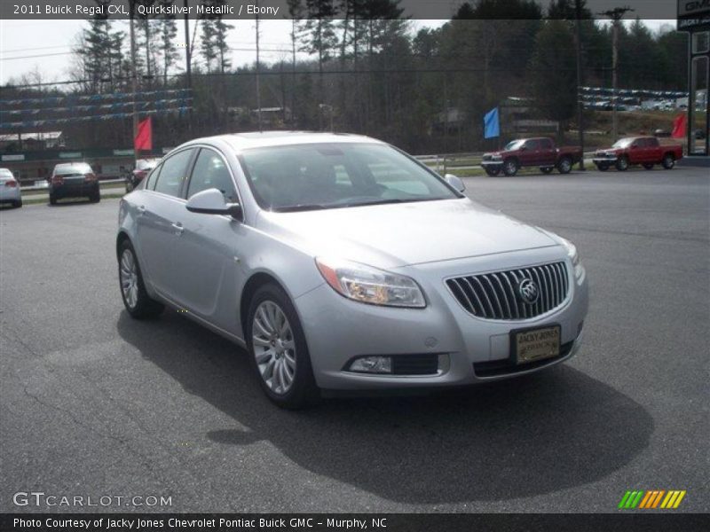 Quicksilver Metallic / Ebony 2011 Buick Regal CXL