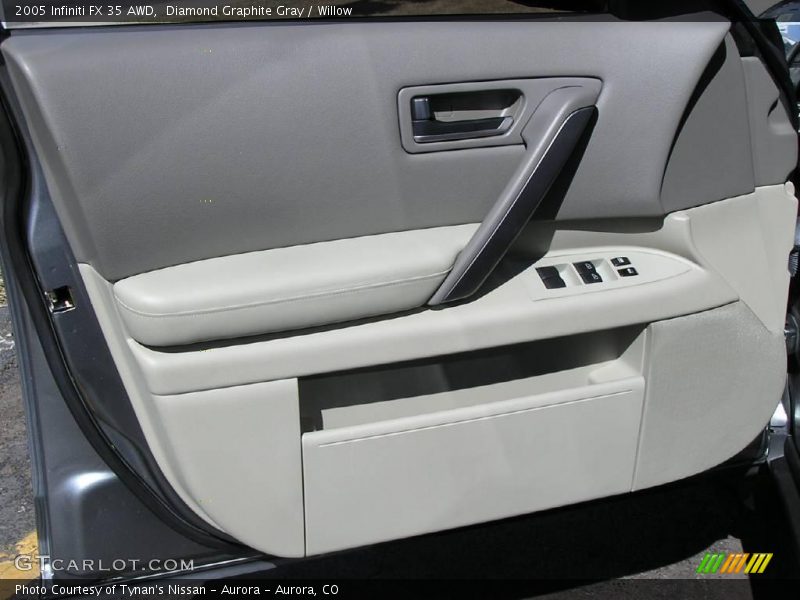Diamond Graphite Gray / Willow 2005 Infiniti FX 35 AWD