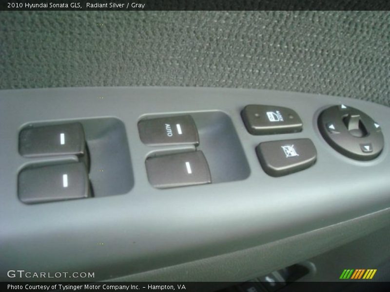 Radiant Silver / Gray 2010 Hyundai Sonata GLS