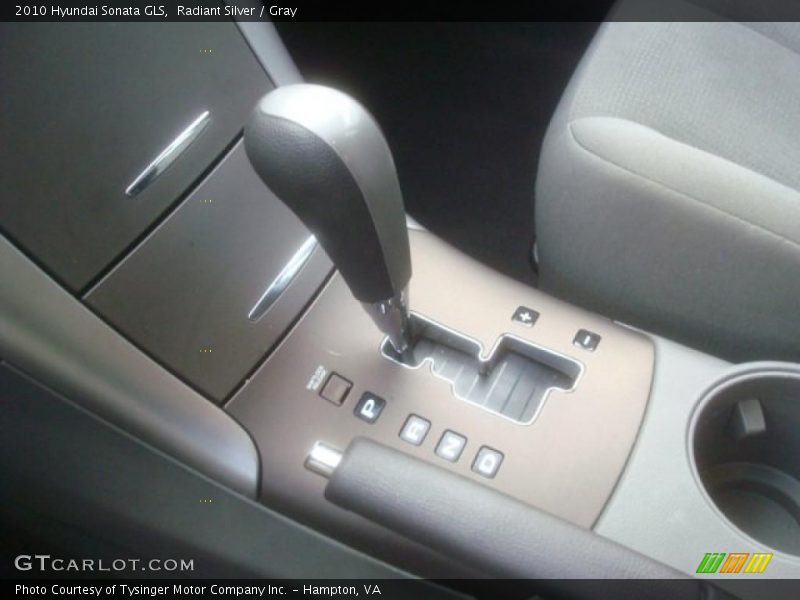 Radiant Silver / Gray 2010 Hyundai Sonata GLS