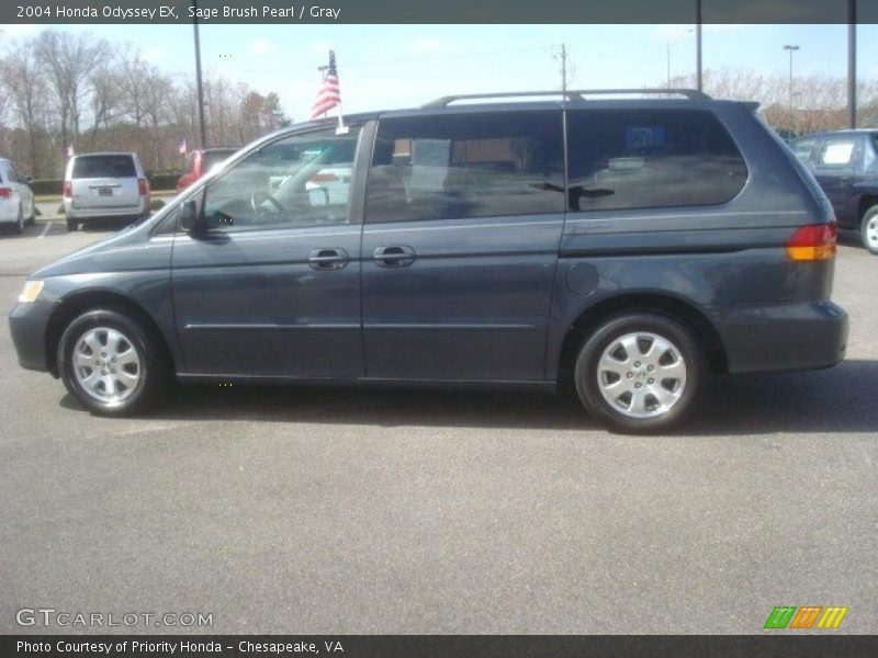 Sage Brush Pearl / Gray 2004 Honda Odyssey EX
