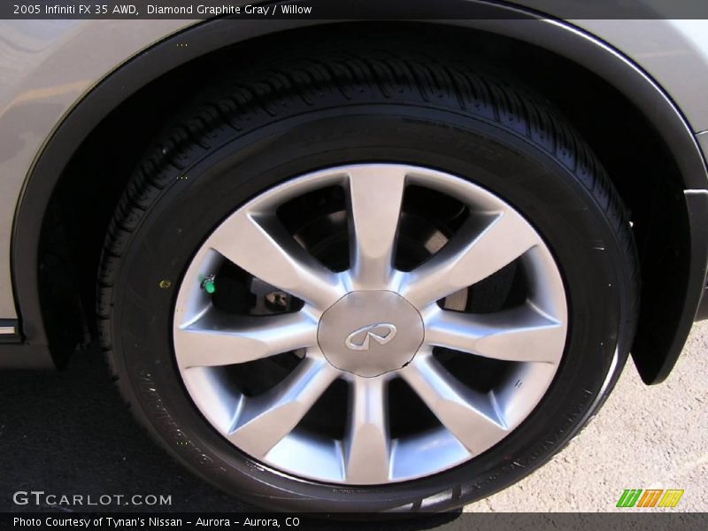 Diamond Graphite Gray / Willow 2005 Infiniti FX 35 AWD