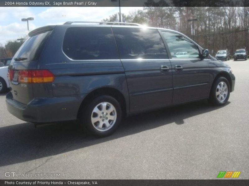 Sage Brush Pearl / Gray 2004 Honda Odyssey EX