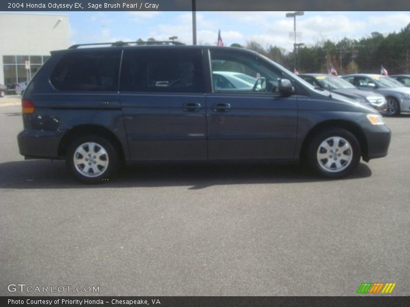 Sage Brush Pearl / Gray 2004 Honda Odyssey EX