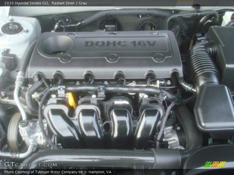  2010 Sonata GLS Engine - 2.4 Liter DOHC 16-Valve CVVT 4 Cylinder