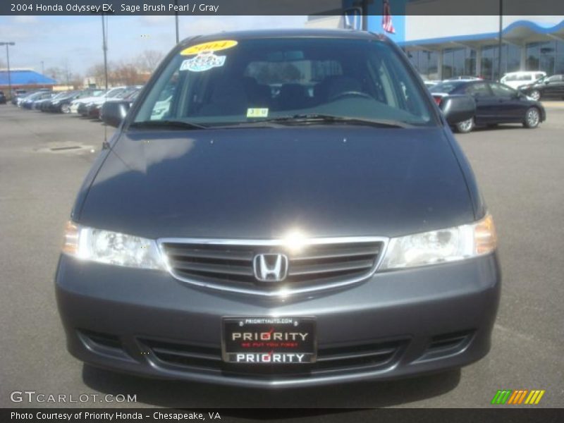 Sage Brush Pearl / Gray 2004 Honda Odyssey EX