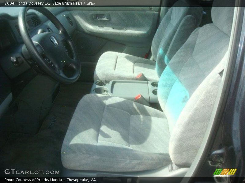 Sage Brush Pearl / Gray 2004 Honda Odyssey EX
