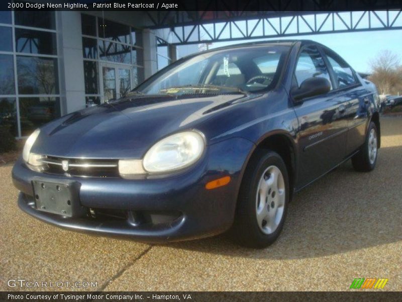 Patriot Blue Pearlcoat / Agate 2000 Dodge Neon Highline