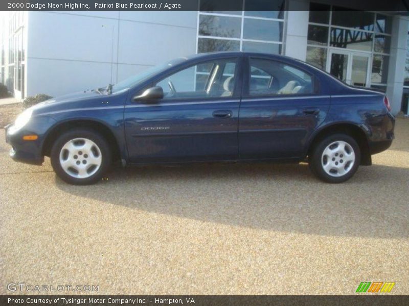 Patriot Blue Pearlcoat / Agate 2000 Dodge Neon Highline