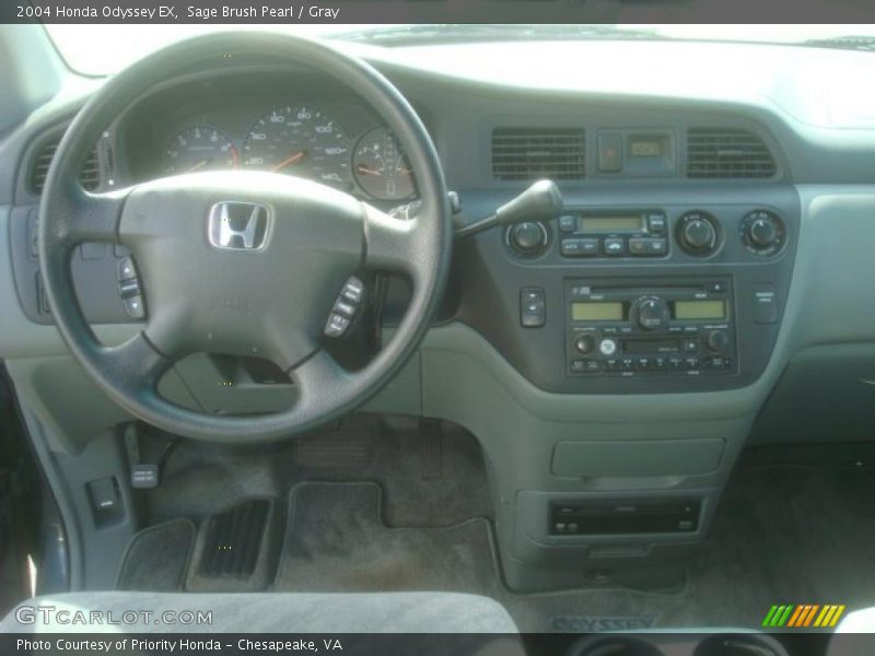 Sage Brush Pearl / Gray 2004 Honda Odyssey EX