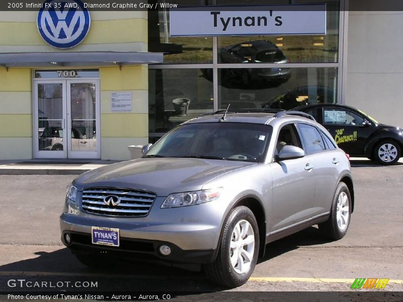 Diamond Graphite Gray / Willow 2005 Infiniti FX 35 AWD