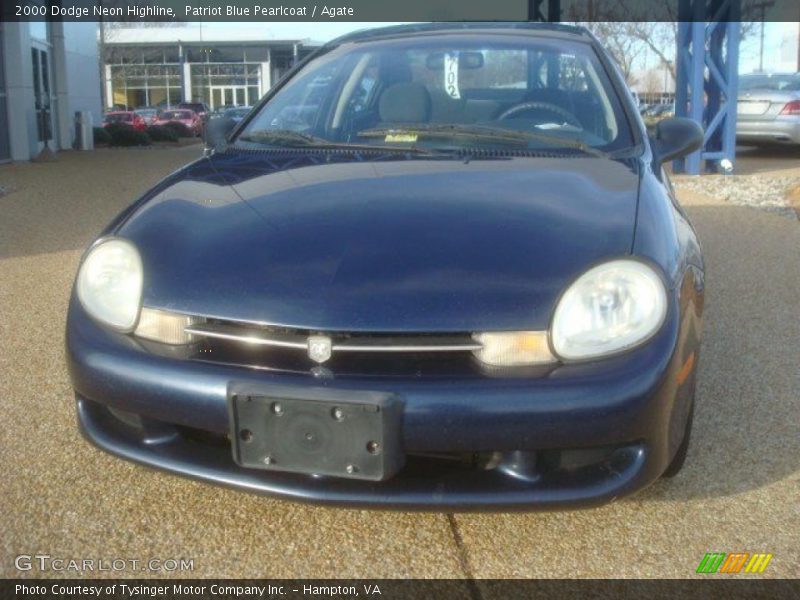 Patriot Blue Pearlcoat / Agate 2000 Dodge Neon Highline