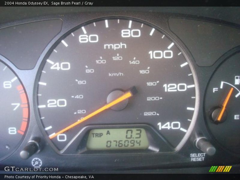 Sage Brush Pearl / Gray 2004 Honda Odyssey EX
