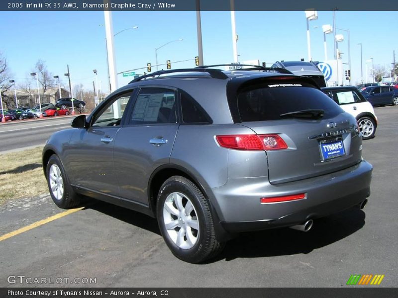 Diamond Graphite Gray / Willow 2005 Infiniti FX 35 AWD