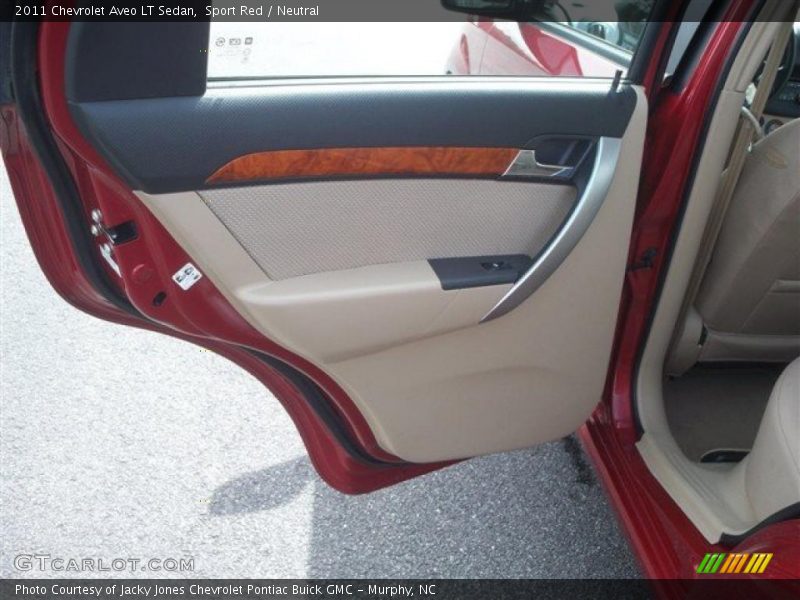 Sport Red / Neutral 2011 Chevrolet Aveo LT Sedan