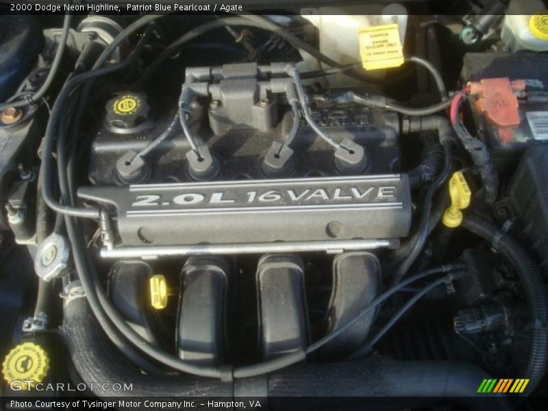  2000 Neon Highline Engine - 2.0 Liter SOHC 16-Valve 4 Cylinder