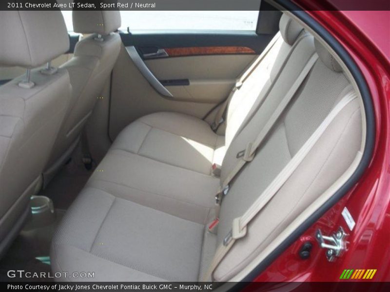 Sport Red / Neutral 2011 Chevrolet Aveo LT Sedan