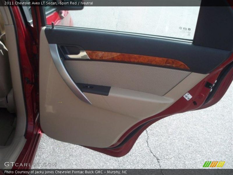 Sport Red / Neutral 2011 Chevrolet Aveo LT Sedan
