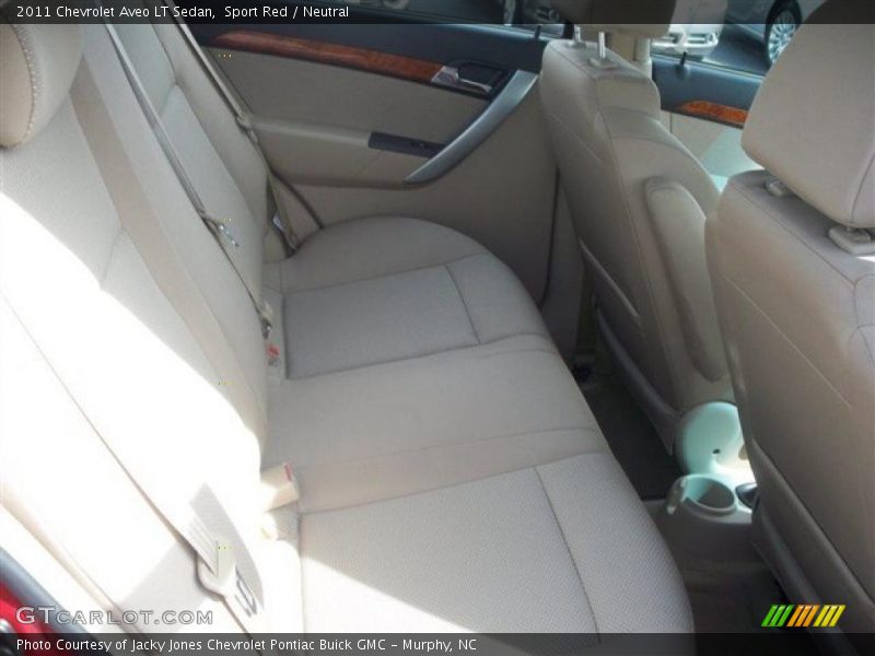 Sport Red / Neutral 2011 Chevrolet Aveo LT Sedan
